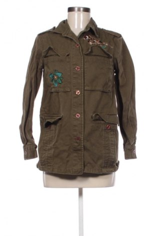 Γυναικείο μπουφάν Zara, Μέγεθος XS, Χρώμα Πράσινο, Τιμή 20,99 €