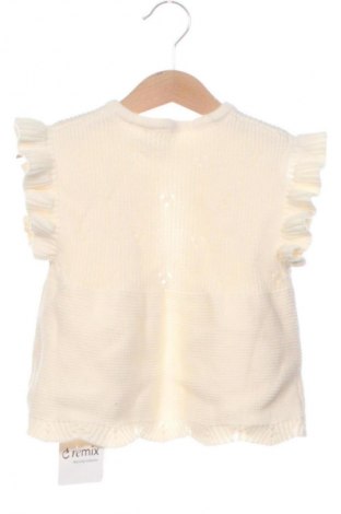 Детска жилетка Unbranded, Размер 9-12m/ 74-80 см, Цвят Екрю, Цена 6,64 €