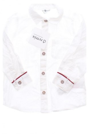 Kinderhemd Unbranded, Größe 9-12m/ 74-80 cm, Farbe Weiß, Preis € 2,99