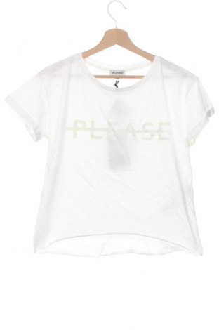 Детска тениска Please, Размер 12-13y/ 158-164 см, Цвят Бял, Цена 9,20 €