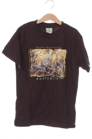 Детска тениска Unbranded, Размер 9-10y/ 140-146 см, Цвят Кафяв, Цена 5,11 €