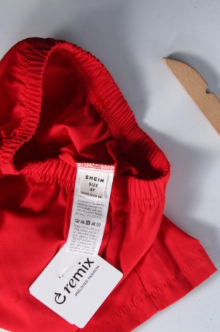 Детски къс панталон SHEIN, Размер 3-4y/ 104-110 см, Цвят Червен, Цена 5,32 €