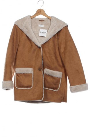 Детско палто Mango, Размер 11-12y/ 152-158 см, Цвят Бежов, Цена 12,27 €