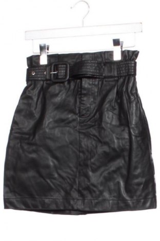 Δερμάτινη φούστα Zara, Μέγεθος XS, Χρώμα Μαύρο, Τιμή 9,99 €