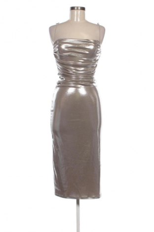 Δερμάτινο φόρεμα H&M, Μέγεθος S, Χρώμα Ασημί, Τιμή 30,35 €