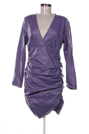 Kožené šaty  Zara, Velikost XXL, Barva Fialová, Cena  819,00 Kč