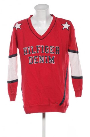 Pánské tričko  Hilfiger Denim, Velikost S, Barva Červená, Cena  679,00 Kč