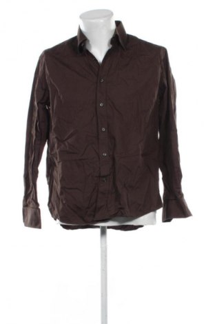 Cămașă de bărbați Finshley&Harding, Mărime XL, Culoare Maro, Preț 107,99 Lei