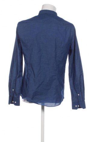 Мъжка риза H&M, Размер M, Цвят Син, Цена 8,18 €
