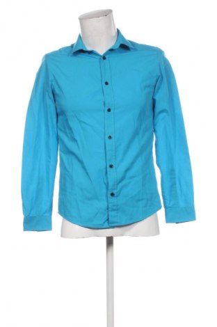 Мъжка риза H&M, Размер M, Цвят Син, Цена 15,33 €