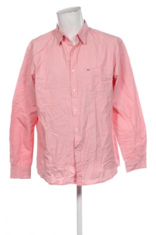 Ανδρικό πουκάμισο Lacoste, Μέγεθος XXL, Χρώμα Ρόζ , Τιμή 34,99 €