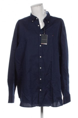 Męska koszula Tommy Hilfiger, Rozmiar 4XL, Kolor Niebieski, Cena 452,99 zł