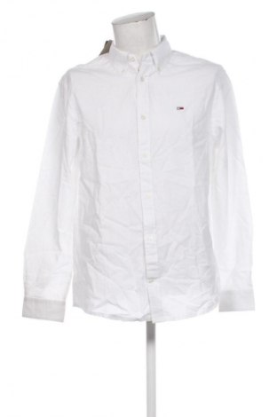 Мъжка риза Tommy Jeans, Размер L, Цвят Бял, Цена 49,59 €