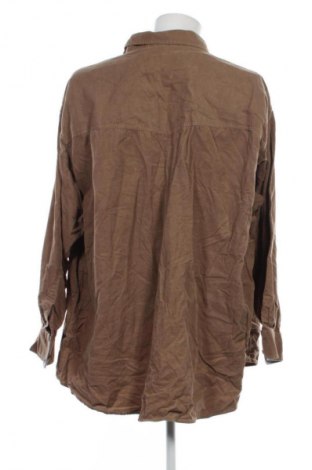 Ανδρικό πουκάμισο Unbranded, Μέγεθος 5XL, Χρώμα Καφέ, Τιμή 7,99 €