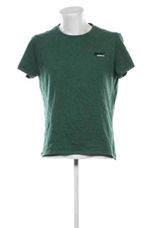 Ανδρικό t-shirt Superdry, Μέγεθος XL, Χρώμα Πράσινο, Τιμή 11,99 €