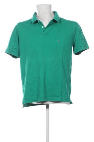 Męski T-shirt Tommy Hilfiger, Rozmiar XL, Kolor Zielony, Cena 110,99 zł