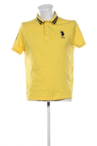 Ανδρικό t-shirt U.S. Polo Assn., Μέγεθος XL, Χρώμα Κίτρινο, Τιμή 25,99 €