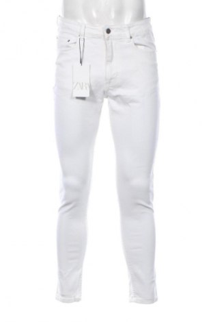Blugi de bărbați Zara, Mărime S, Culoare Alb, Preț 93,99 Lei