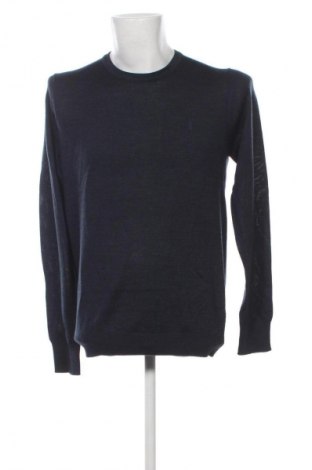 Férfi pulóver Bruun & Stengade, Méret L, Szín Kék, Ár 27 329 Ft
