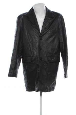 Мъжко кожено яке Angelo Litrico, Размер XL, Цвят Черен, Цена 29,14 €