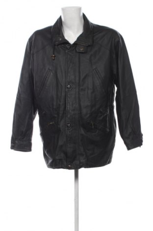 Мъжко кожено яке C&A, Размер XL, Цвят Черен, Цена 14,31 €