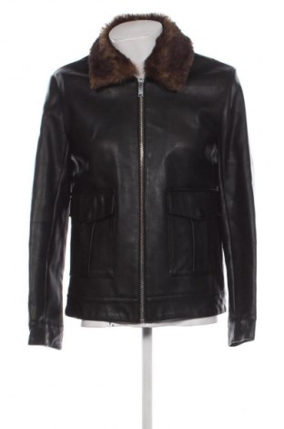 Pánská kožená bunda  River Island, Velikost M, Barva Černá, Cena  659,00 Kč