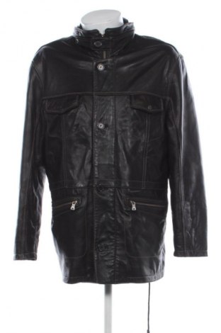 Мъжко кожено яке SAKI, Размер L, Цвят Черен, Цена 35,79 €