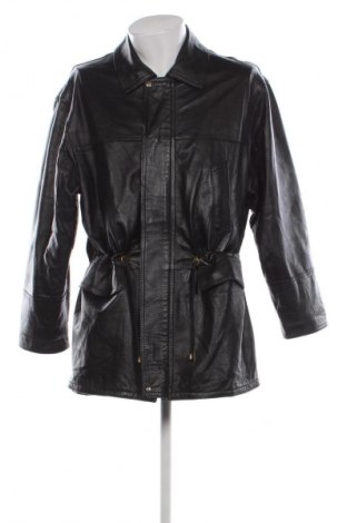 Мъжко кожено яке Unbranded, Размер M, Цвят Черен, Цена 22,49 €