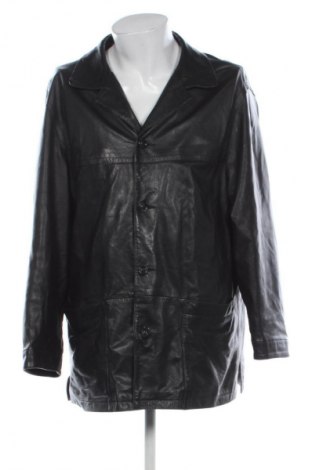 Мъжко кожено яке Unbranded, Размер XL, Цвят Черен, Цена 20,45 €