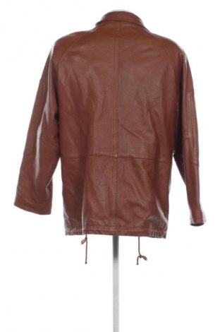 Мъжко кожено яке Unbranded, Размер L, Цвят Кафяв, Цена 35,79 €