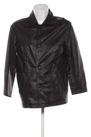 Мъжко кожено яке Unbranded, Размер M, Цвят Черен, Цена 27,09 €