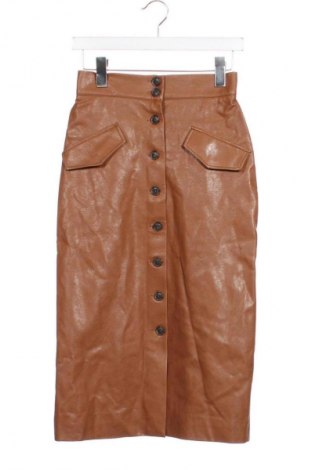 Fustă H&M, Mărime XS, Culoare Maro, Preț 113,96 Lei