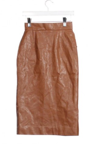 Fustă H&M, Mărime XS, Culoare Maro, Preț 113,96 Lei