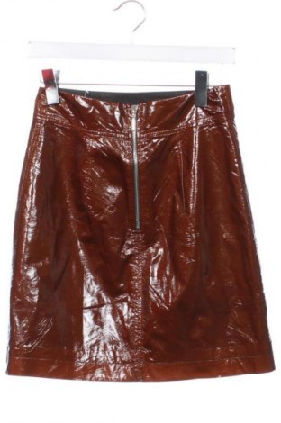 Fustă Simple, Mărime XS, Culoare Maro, Preț 40,21 Lei