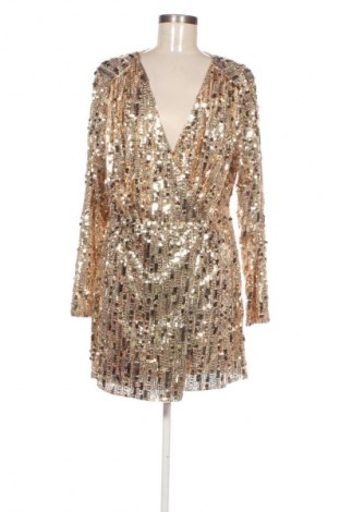 Kleid H&M, Größe L, Farbe Golden, Preis 18,99 €