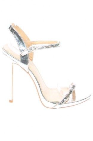 Σανδάλια Public Desire, Μέγεθος 39, Χρώμα Ασημί, Τιμή 26,99 €