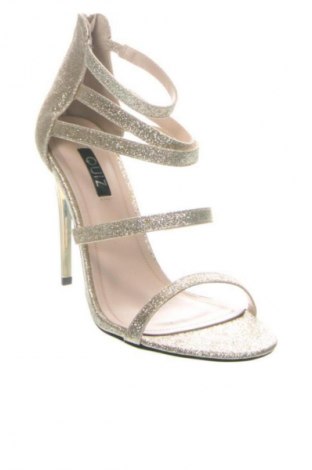 Sandále Quiz, Veľkosť 37, Farba Zlatistá, Cena  16,95 €