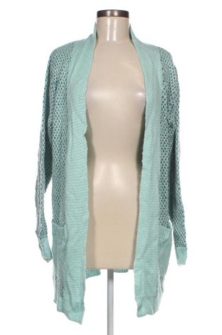 Γυναικεία ζακέτα Laura Torelli, Μέγεθος M, Χρώμα Πράσινο, Τιμή 0,99 €