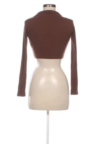 Дамска блуза Zara, Размер S, Цвят Кафяв, Цена 32,21 €