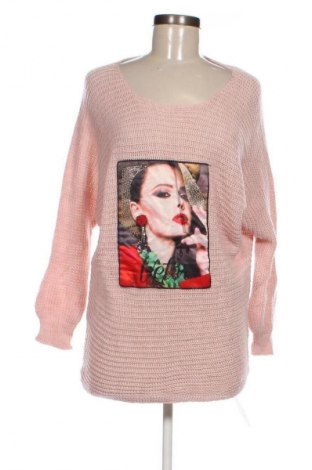 Дамски пуловер Unbranded, Размер M, Цвят Розов, Цена 13,29 €