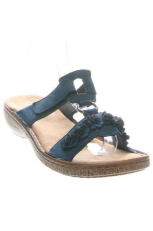 Γυναικείες παντόφλες Rieker, Μέγεθος 39, Χρώμα Μπλέ, Τιμή 48,00 €