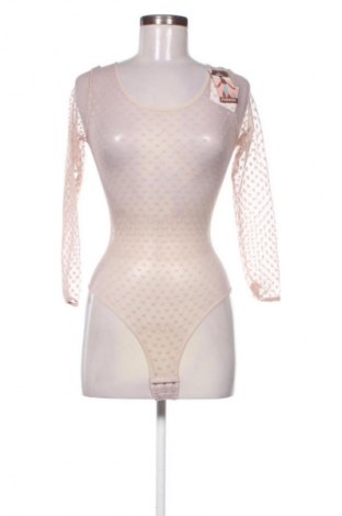 Дамска блуза - боди Unbranded, Размер S, Цвят Бежов, Цена 16,00 €