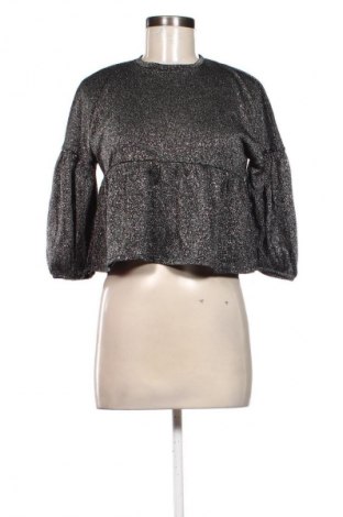 Дамска блуза Bershka, Размер S, Цвят Сив, Цена 2,04 €