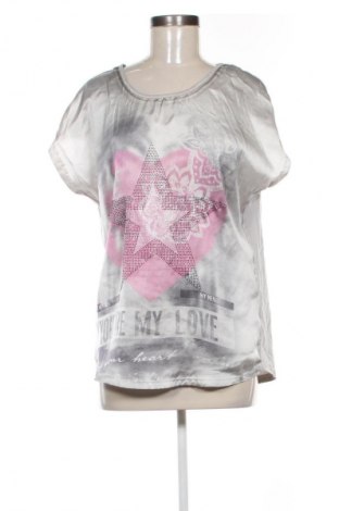 Γυναικεία μπλούζα Key Largo, Μέγεθος L, Χρώμα Γκρί, Τιμή 7,99 €