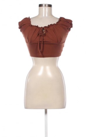 Γυναικεία μπλούζα SHEIN, Μέγεθος S, Χρώμα Καφέ, Τιμή 10,00 €