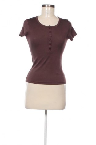 Γυναικεία μπλούζα SHEIN, Μέγεθος XS, Χρώμα Καφέ, Τιμή 9,99 €