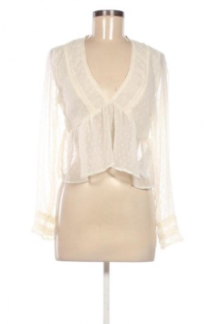 Bluzka damska Stradivarius, Rozmiar XS, Kolor ecru, Cena 77,99 zł