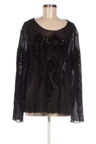 Дамска блуза Ulla Popken, Размер XXL, Цвят Черен, Цена 17,89 €