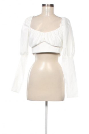 Γυναικεία μπλούζα Zara, Μέγεθος L, Χρώμα Λευκό, Τιμή 14,00 €