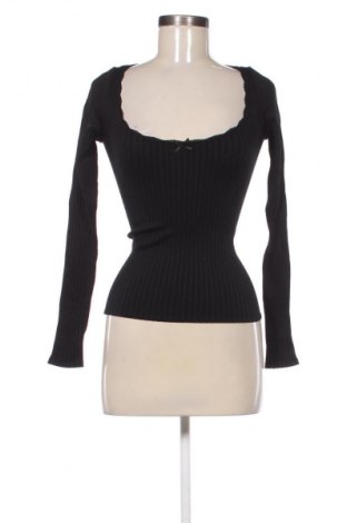 Γυναικεία μπλούζα Zara, Μέγεθος XS, Χρώμα Μαύρο, Τιμή 14,00 €